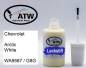 Preview: Chevrolet, Arctic White, WA9567 / G8G: 20ml Lackstift, von ATW Autoteile West.